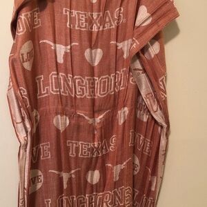 Texas Longhorns Wrap Scarf with fringes